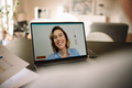 Businesswoman on a video call with her colleague - PhotoDune Item for Sale