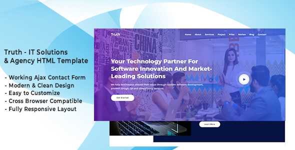 Truth - IT Solutions & Agency HTML Template