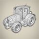 Tractor basemesh - 3DOcean Item for Sale