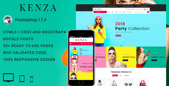 Kenza - Fashion Responsive HTML Template