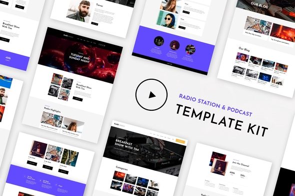 RareRadio | Music & Streaming Elementor Template Kit