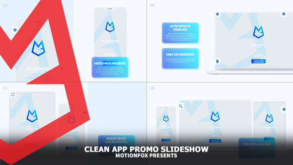 Clean Website & App Promo
