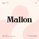 Malion - Modern Serif Font - GraphicRiver Item for Sale