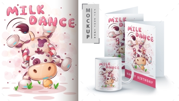 Cow Dance - Poster and Merchandising.