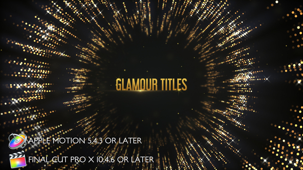 Glamour Titles - Apple Motion