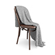 Thonet_Chair and Moyha Blanket - 3DOcean Item for Sale