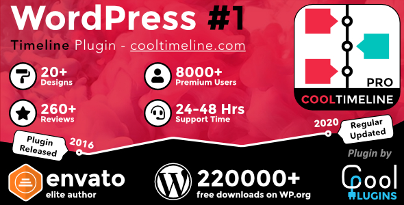 Cool Timeline Pro - WordPress Timeline Plugin