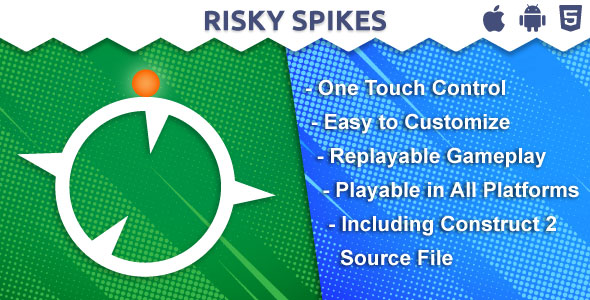 Risky Spikes HTML5 Game Construct 2