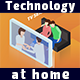 Technology At Home. Isometric Concepts. - VideoHive Item for Sale