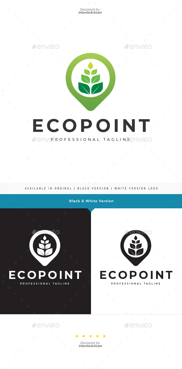 Eco Point Logo Template