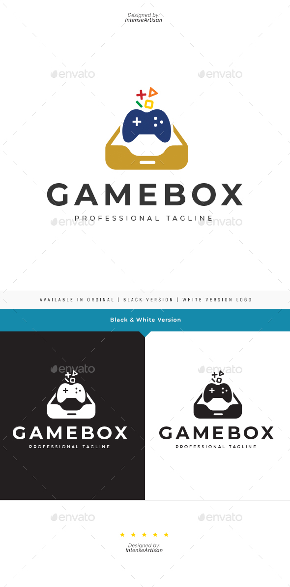 Game Box Logo Template