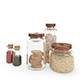 Kitchen Glass Jars - 3DOcean Item for Sale