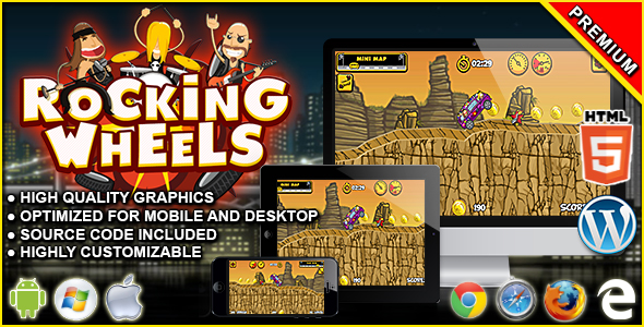 Rocking Wheels - gra wyścigowa HTML5