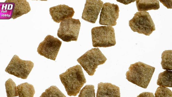 Pieces Of Brown Cane Sugar