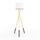 Harper - Tripod Floor Lamp - 3DOcean Item for Sale