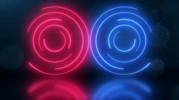 Abstract Neon Line Background