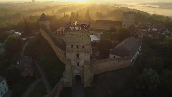 The Historical Part of Lutsk is a View of Lubart Castle