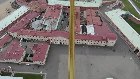 Aerial View of Spire Cathedral Peter and Paul