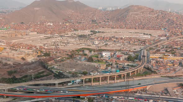 Ancient Cemetery Presbitero Matias Maestro the Oldest in South America Aerial Timelapse