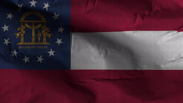 Georgia State Flag 4K
