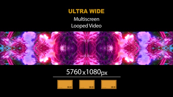 Ultra Wide HD Exotic Garden Mirror 02