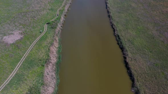 Delta of Volga River Agrokhansky Bay