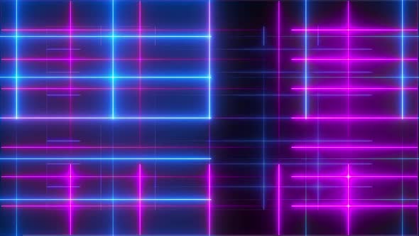 Laser Neon Linear Grid