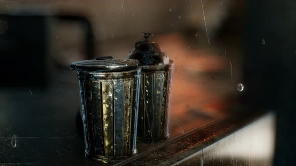 Street in the Old Town at Rainy Night alt