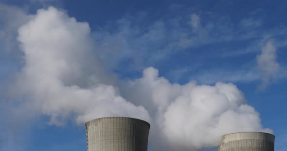 Nuclear power station,Dampierre-en-Burly, Loiret, France