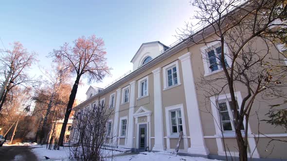 Vintage Building with Elegant Facade and Small Mezzanine