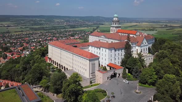 Aerial View Pannonhalma Abbey, Hungary