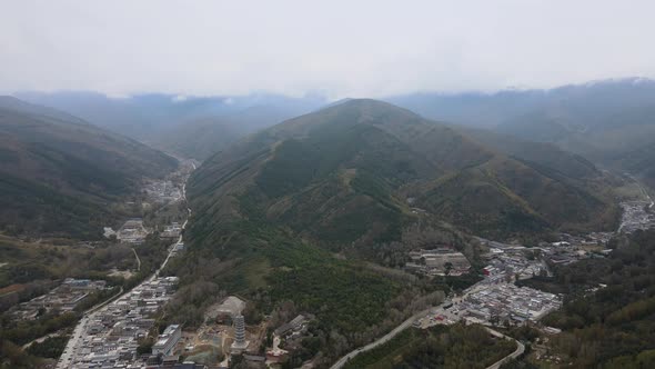 Aerial Mount Wutai, Shanxi