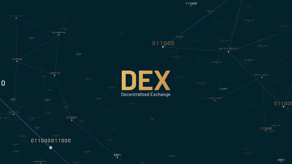 Decentralized Exchange DEX Cryptocurrency 4K