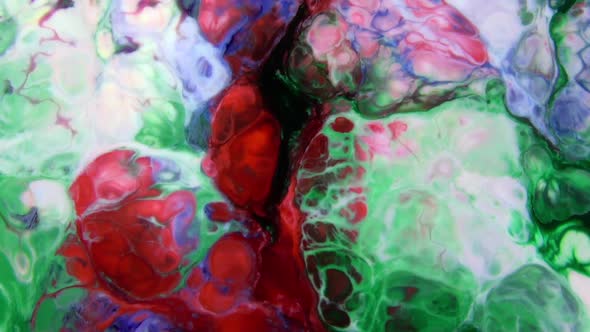 Color Explosion Abstract Vivid Art Painting Texture