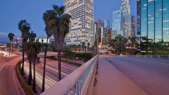 Los Angeles Freeway Time Lapse