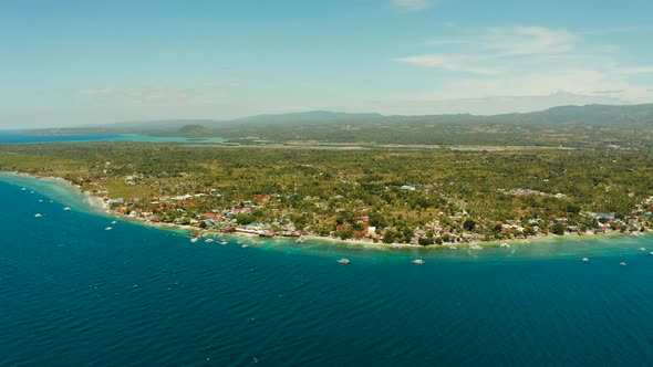 The Coast of the Island of Cebu, Moalboal, Philippines.
