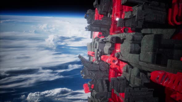 UFO Flying in the Space alt