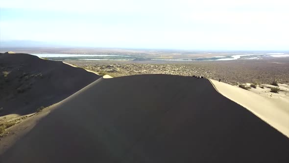 Huge Sand Dunes of Kazakhstan