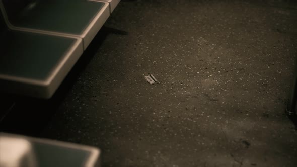 Inside of New York Subway Empty Car alt