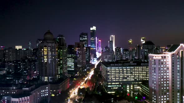 Nanjing City, Jiangsu Province, urban construction landscape