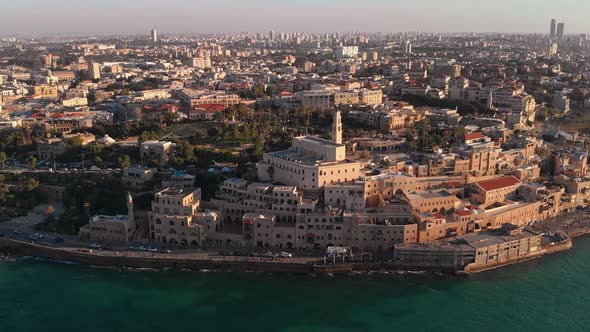 Famous Old Town of Jaffa at Tel Aviv