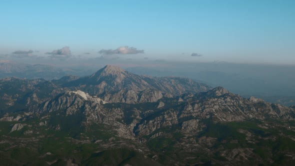 Aerial View on Rocky Mountains