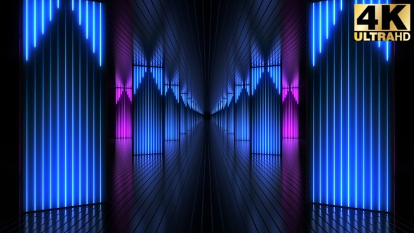 Abstract Neon Lights Vj Loops Pack