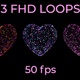 Heart colored particles - VideoHive Item for Sale
