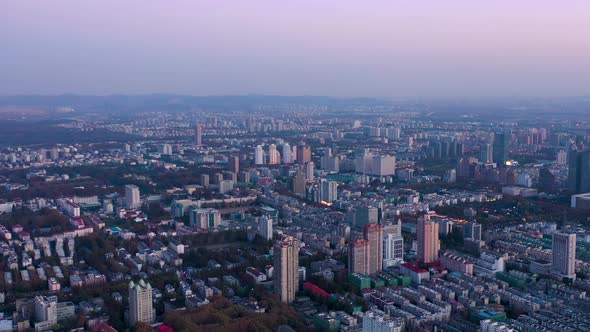 Nanjing City, Jiangsu Province, urban construction landscape