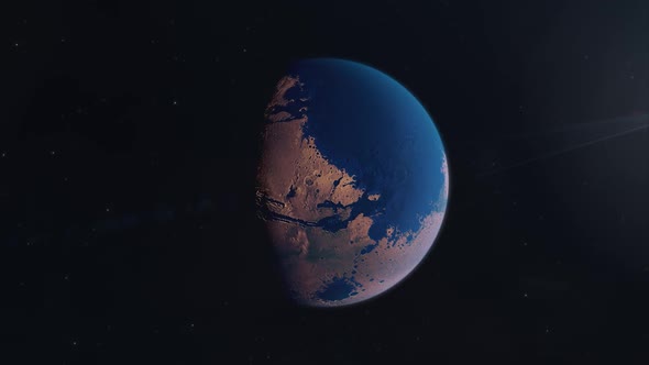 Mars Being Terraformed into a Lush Green World