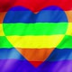 4k Rainbow Flag with Heart - VideoHive Item for Sale