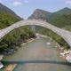 Beautiful River, Mountains and Ancient stone Bridge - VideoHive Item for Sale