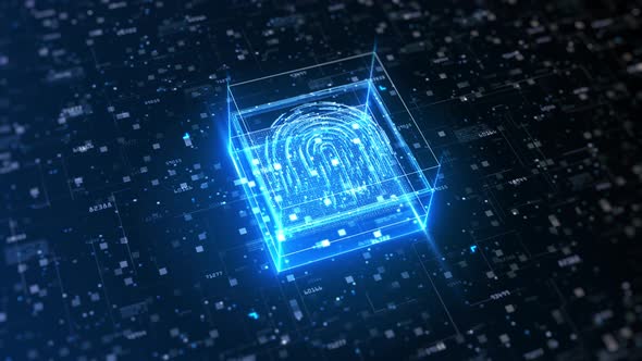 Fingerprint Digital Data Security 01111