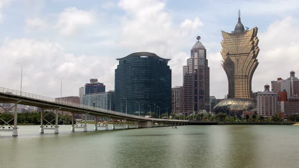 Macau Cityscape Nam Van Lake